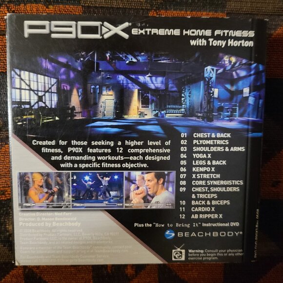 P-90X Extreme Home Fitness Workouts In Box W/ 13 DVD's Fitness Guide & Plan - Picture 8 of 11